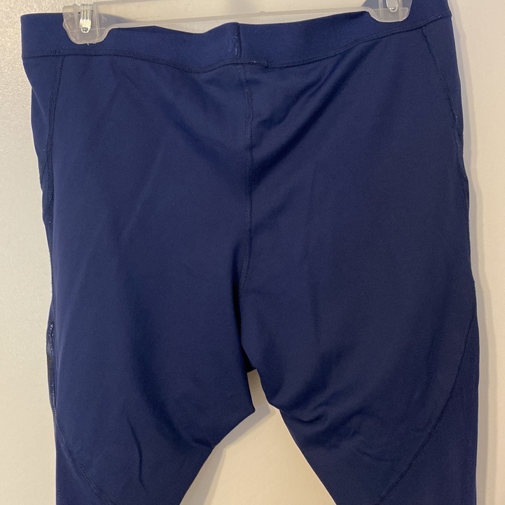 Champion C9 XXL Navy Blue and Sheer Panels Activewear Leggings - Picture 9 of 10